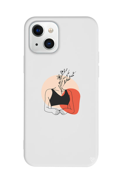 Flower Girl Lansman Model İçi Kadife Silikon Telefon Kılıfı