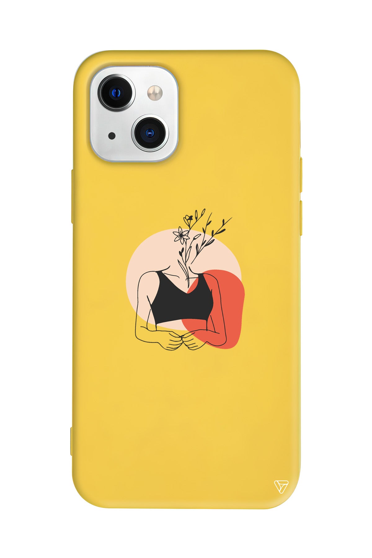 Flower Girl Lansman Model İçi Kadife Silikon Telefon Kılıfı – Plus Serisine Özel