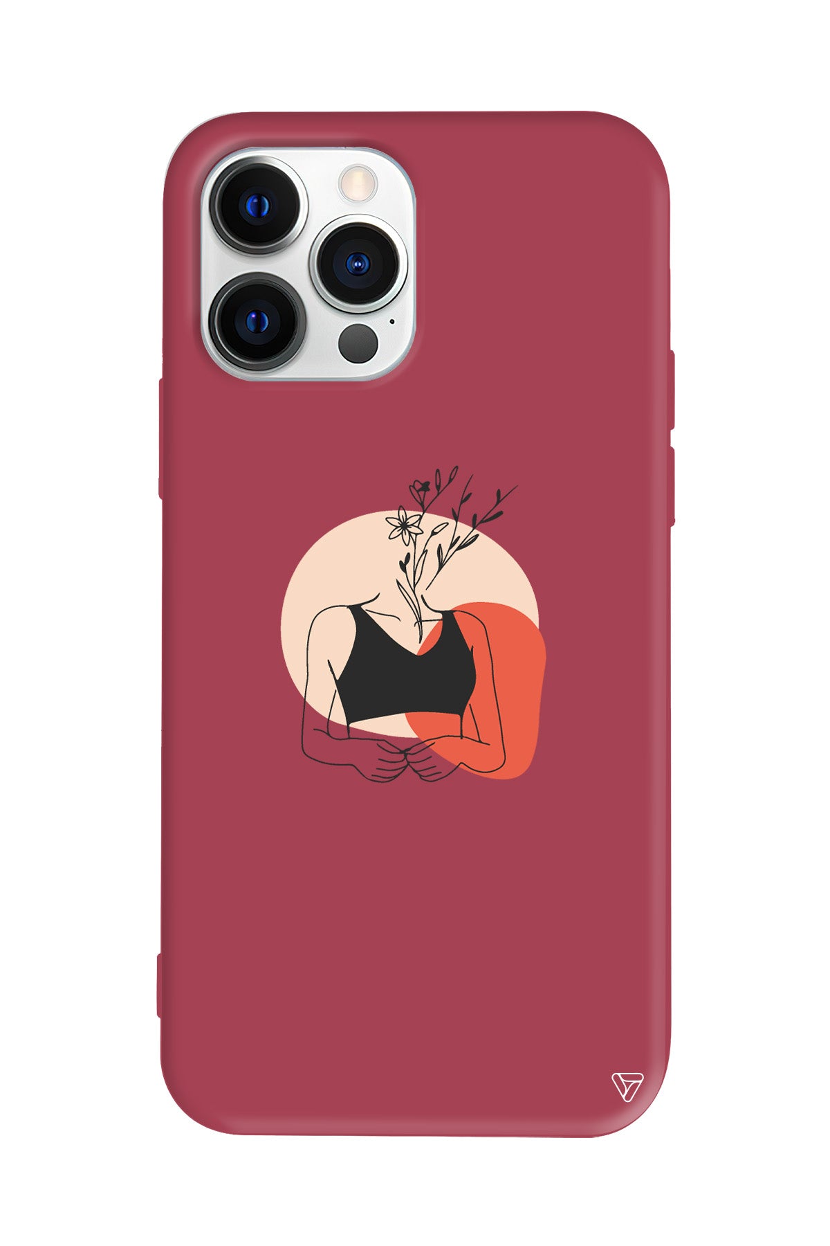 Flower Girl Lansman Model İçi Kadife Silikon Telefon Kılıfı