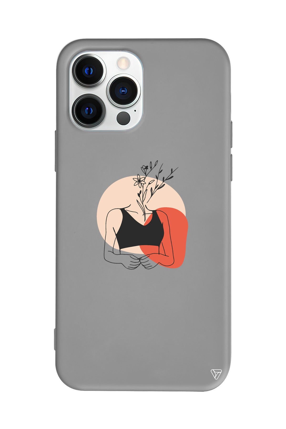 Flower Girl Lansman Model İçi Kadife Silikon Telefon Kılıfı