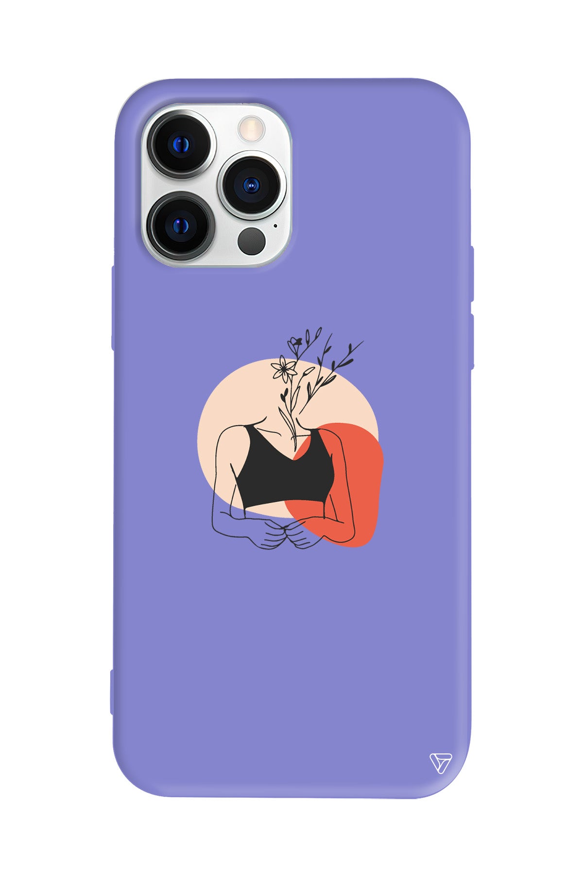 Flower Girl Lansman Model İçi Kadife Silikon Telefon Kılıfı