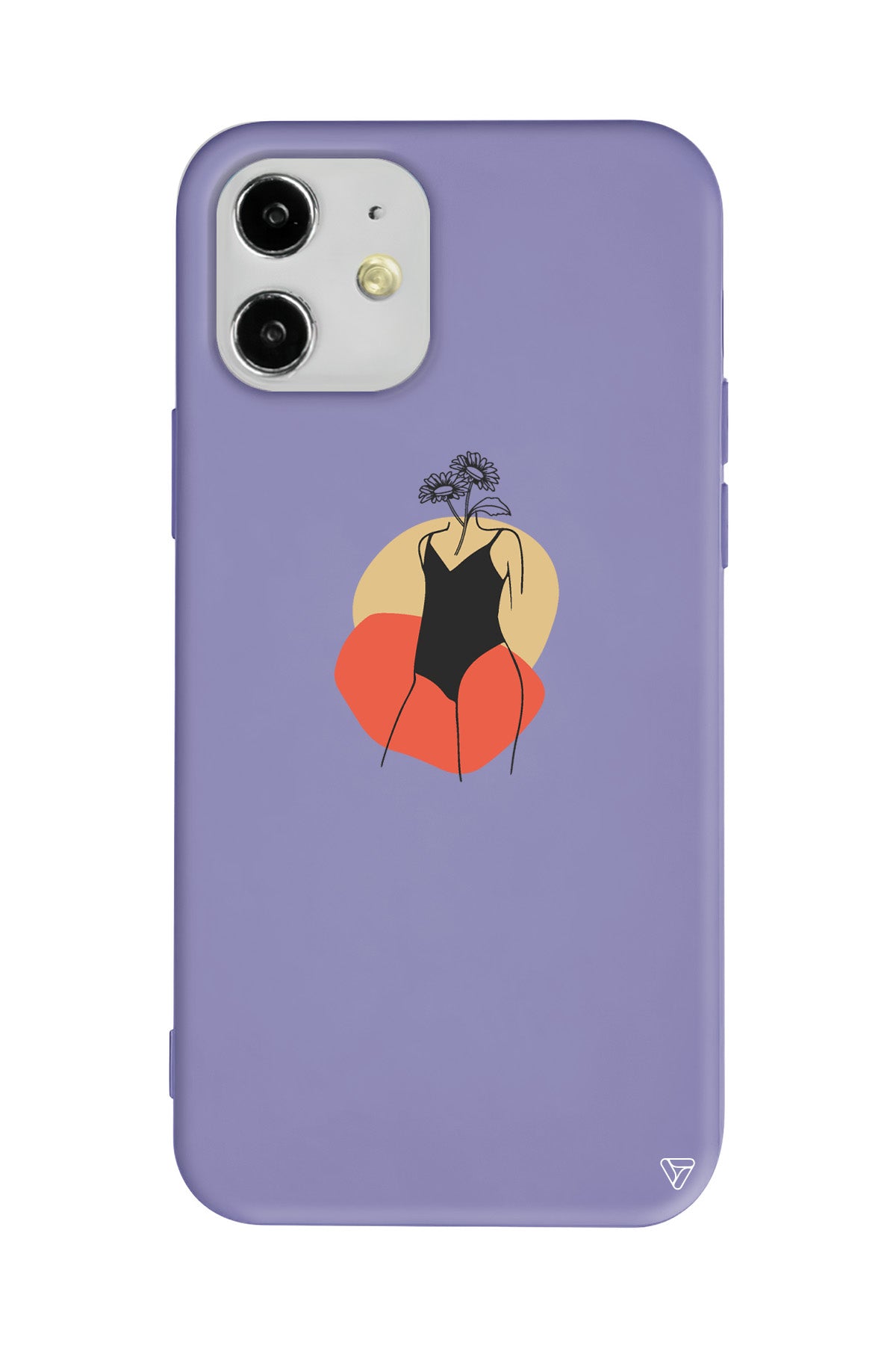 Flower Girl Standing Lansman Model İçi Kadife Silikon Telefon Kılıfı