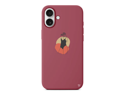 Flower Girl Standing Lansman Model İçi Kadife Silikon Telefon Kılıfı – Plus Serisine Özel