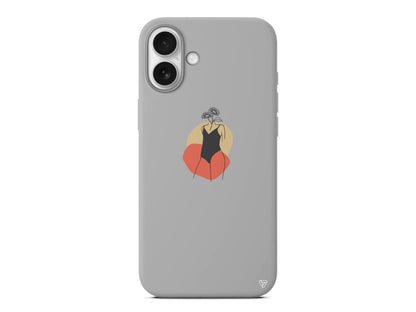 Flower Girl Standing Lansman Model İçi Kadife Silikon Telefon Kılıfı – Plus Serisine Özel