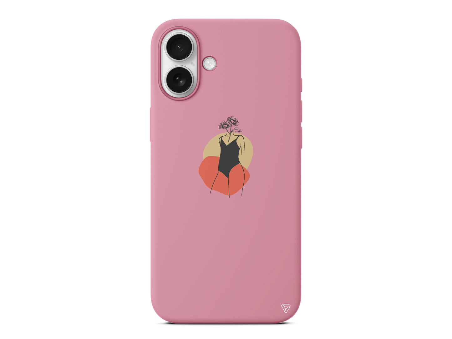 Flower Girl Standing Lansman Model İçi Kadife Silikon Telefon Kılıfı – Plus Serisine Özel