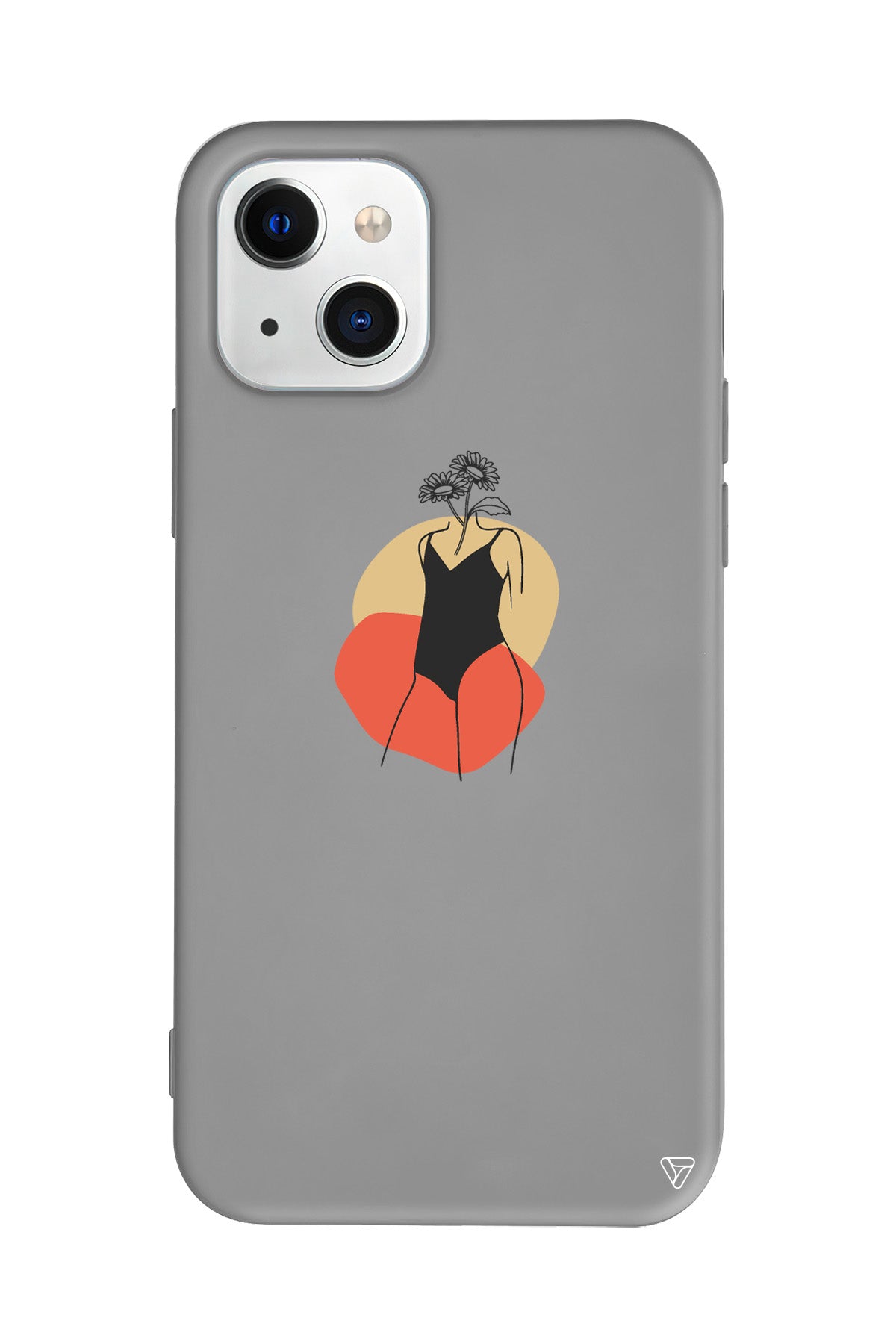 Flower Girl Standing Lansman Model İçi Kadife Silikon Telefon Kılıfı