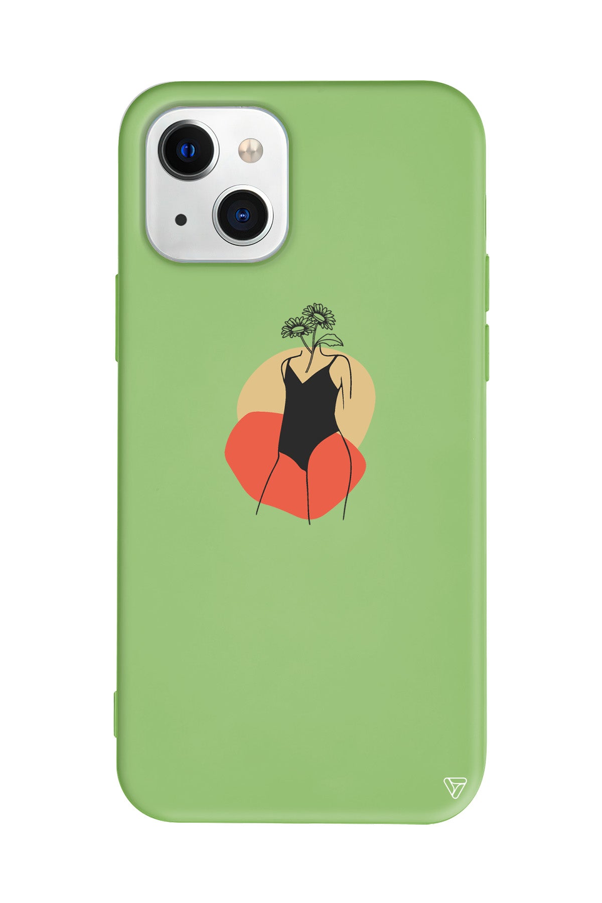 Flower Girl Standing Lansman Model İçi Kadife Silikon Telefon Kılıfı