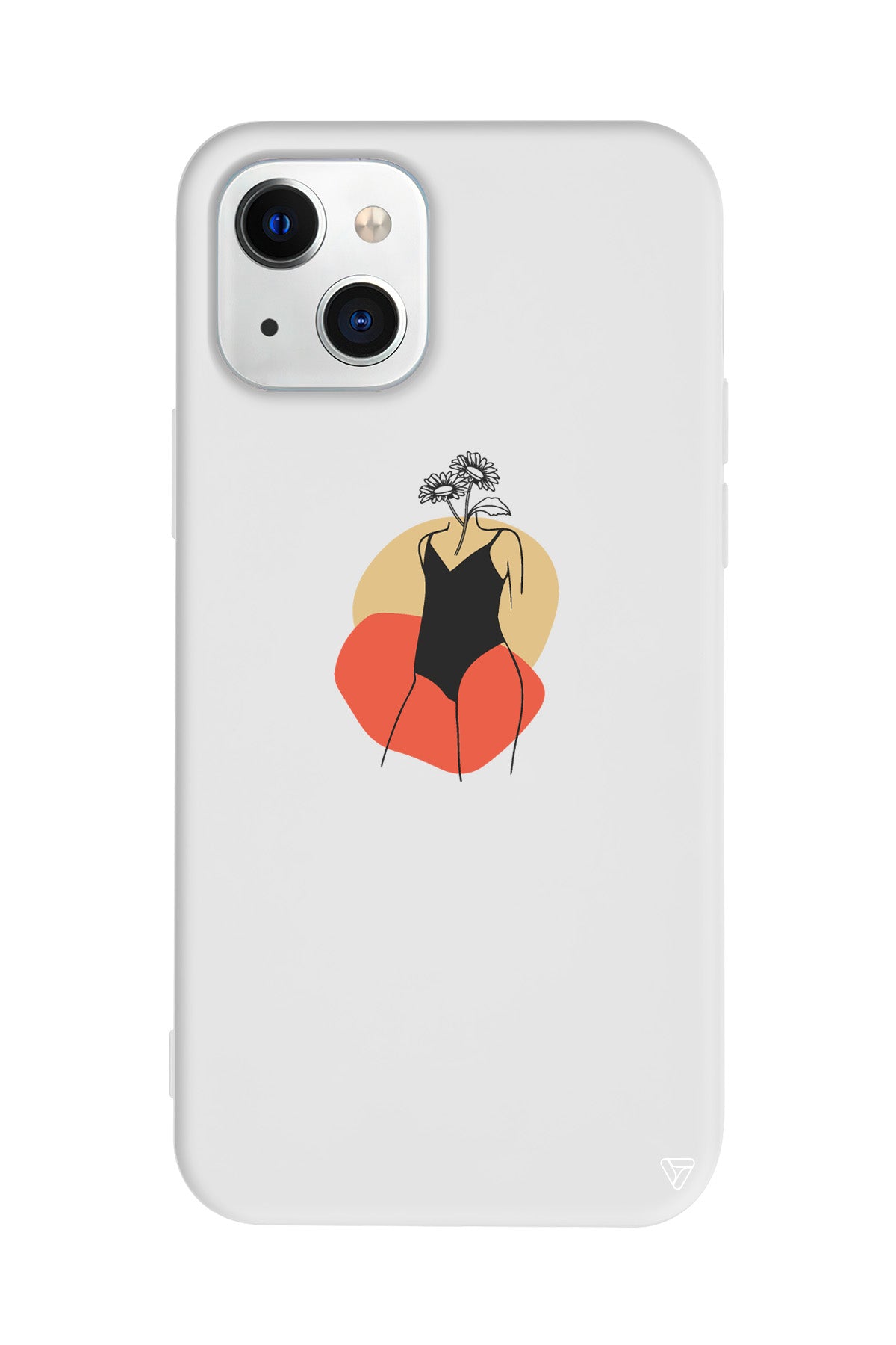 Flower Girl Standing Lansman Model İçi Kadife Silikon Telefon Kılıfı