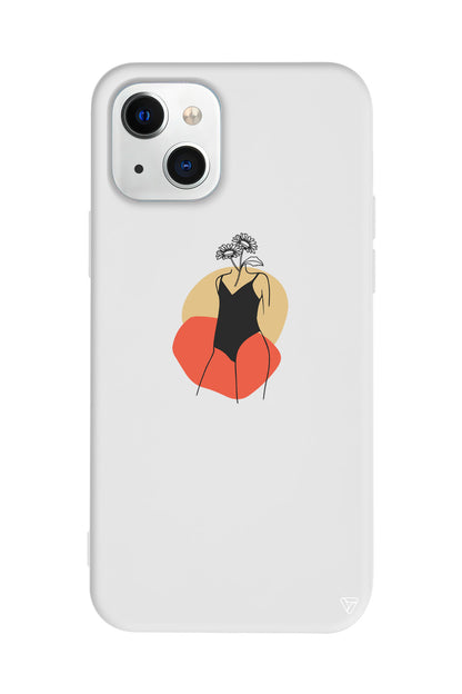 Flower Girl Standing Lansman Model İçi Kadife Silikon Telefon Kılıfı – Plus Serisine Özel