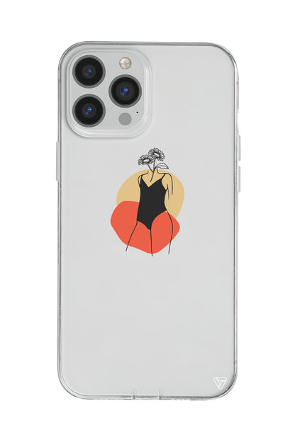 Flower Girl Standing Lansman Model İçi Kadife Silikon Telefon Kılıfı