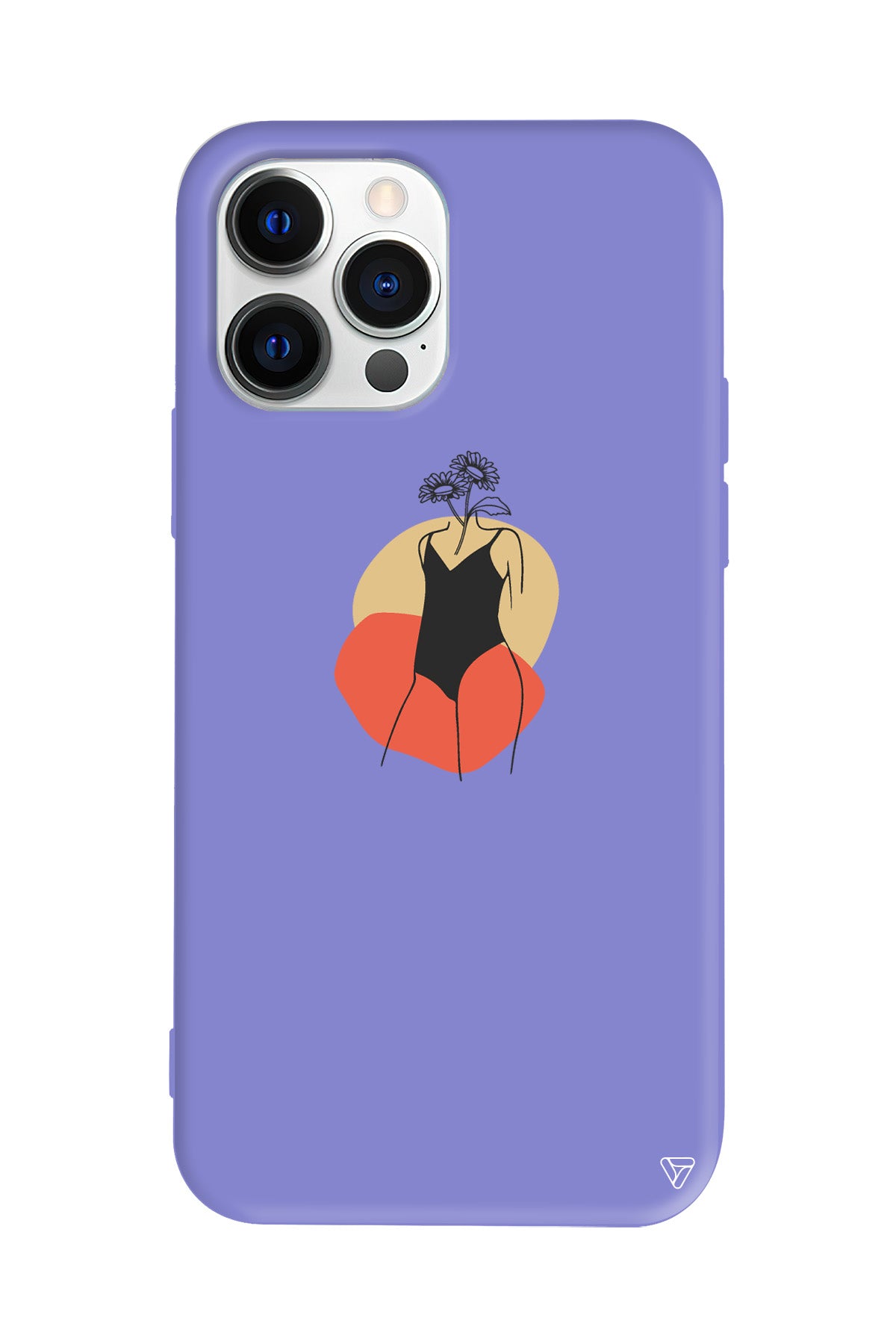 Flower Girl Standing Lansman Model İçi Kadife Silikon Telefon Kılıfı