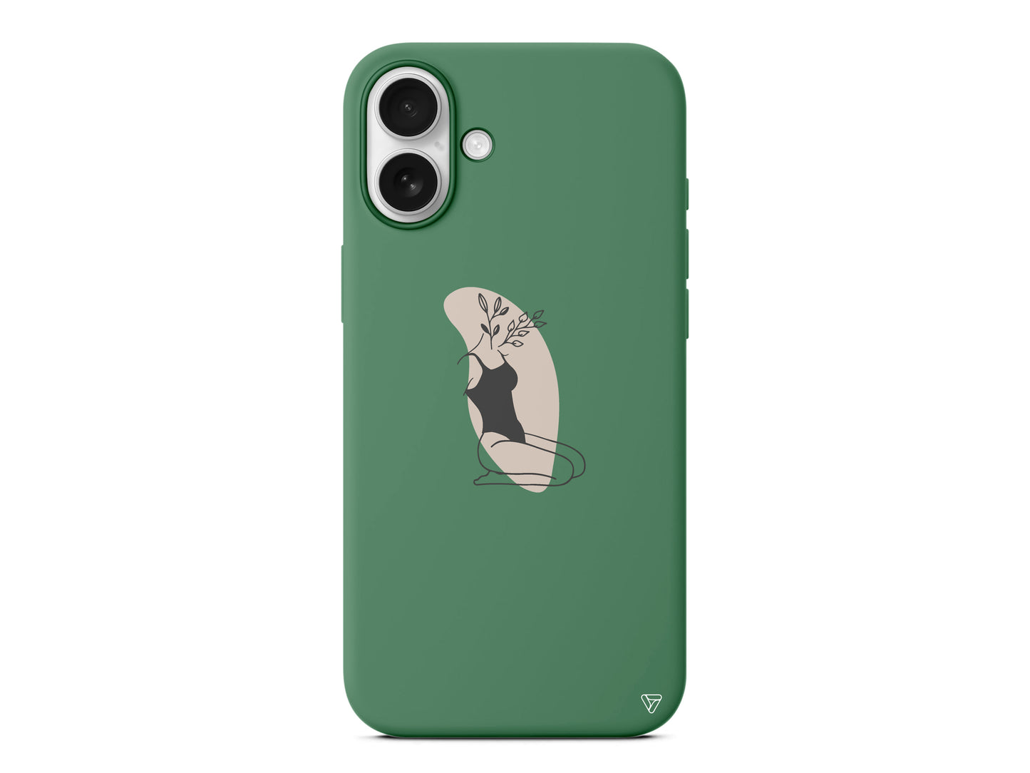 Flower Girl Sitting Lansman Model İçi Kadife Silikon Telefon Kılıfı – Plus Serisine Özel