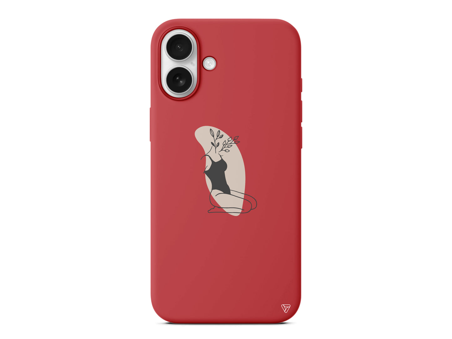 Flower Girl Sitting Lansman Model İçi Kadife Silikon Telefon Kılıfı – Plus Serisine Özel