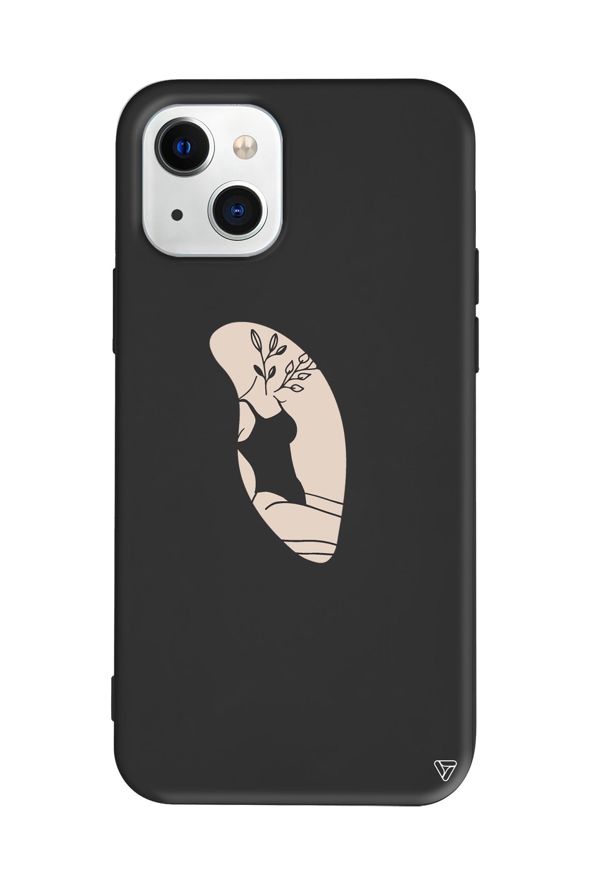 Flower Girl Sitting Lansman Model İçi Kadife Silikon Telefon Kılıfı