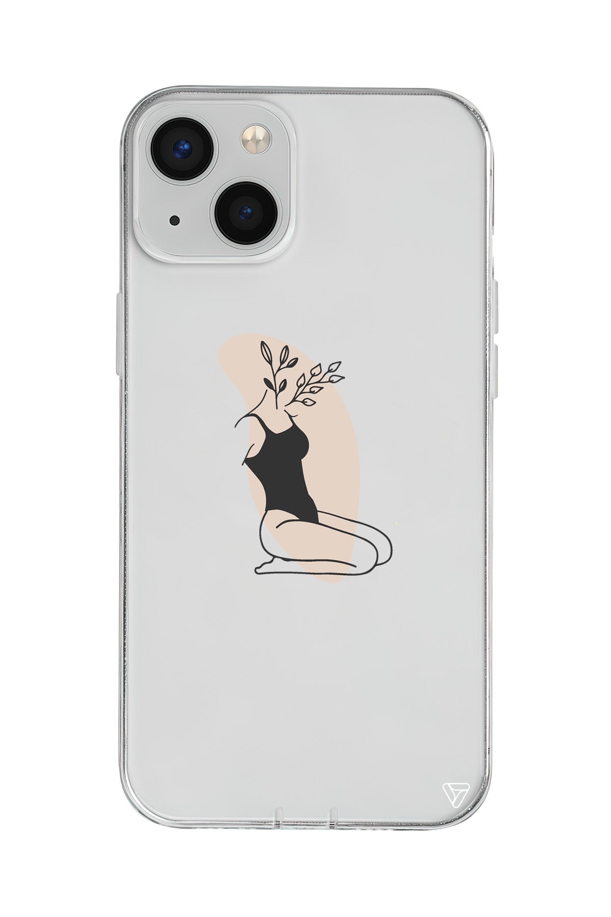 Flower Girl Sitting Lansman Model İçi Kadife Silikon Telefon Kılıfı