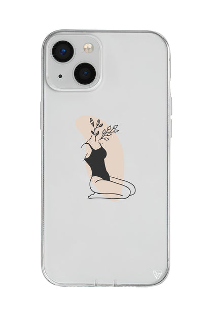 Flower Girl Sitting Lansman Model İçi Kadife Silikon Telefon Kılıfı