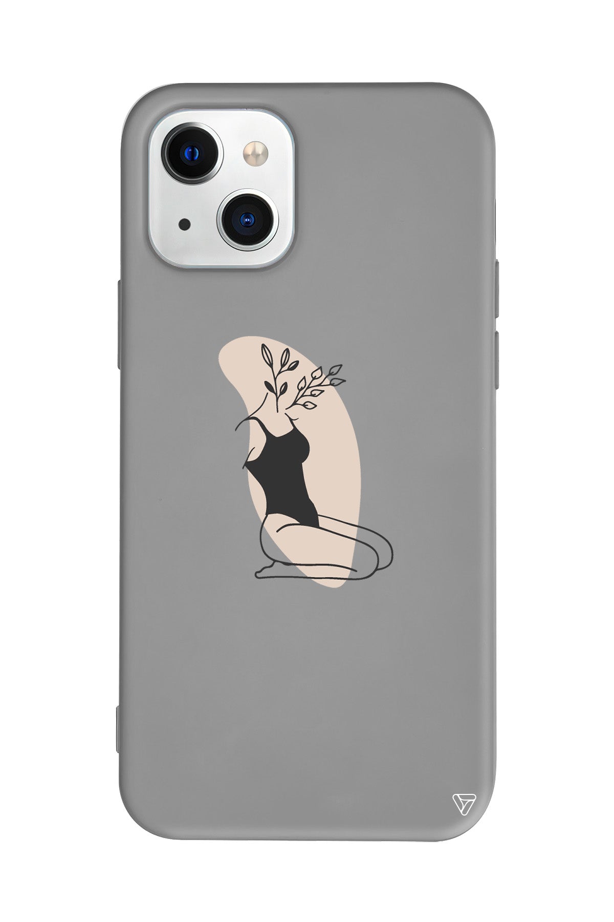 Flower Girl Sitting Lansman Model İçi Kadife Silikon Telefon Kılıfı