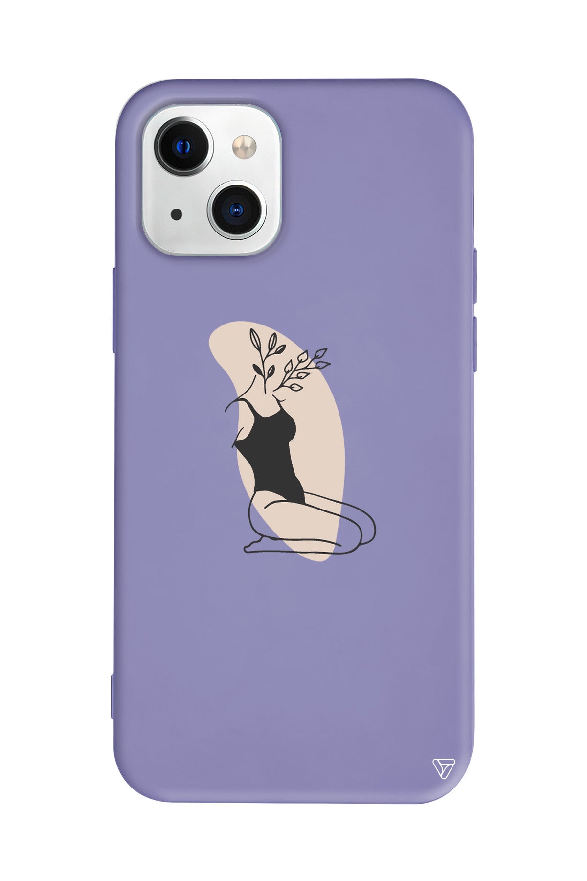 Flower Girl Sitting Lansman Model İçi Kadife Silikon Telefon Kılıfı