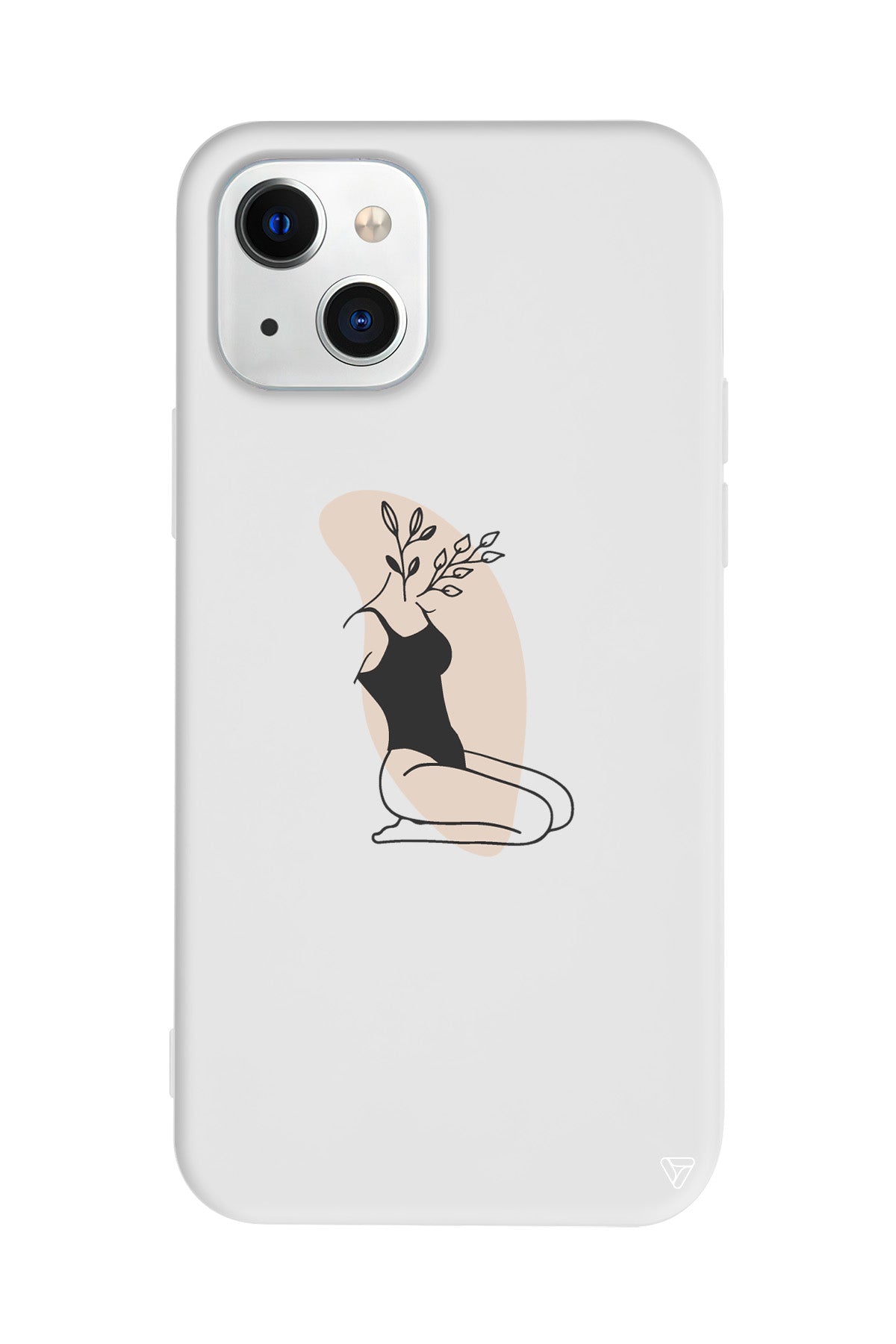 Flower Girl Sitting Lansman Model İçi Kadife Silikon Telefon Kılıfı – Plus Serisine Özel