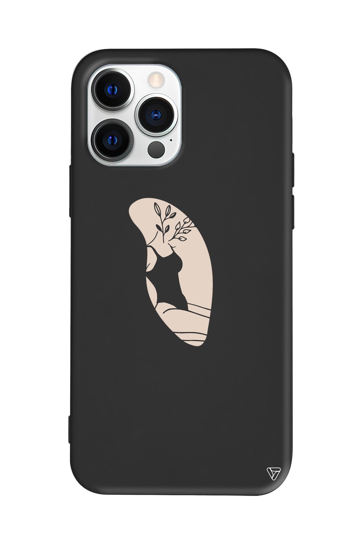 Flower Girl Sitting Lansman Model İçi Kadife Silikon Telefon Kılıfı