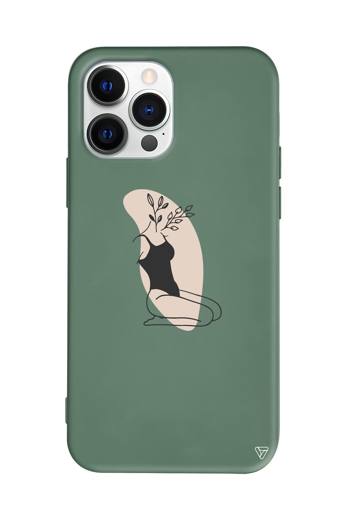 Flower Girl Sitting Lansman Model İçi Kadife Silikon Telefon Kılıfı