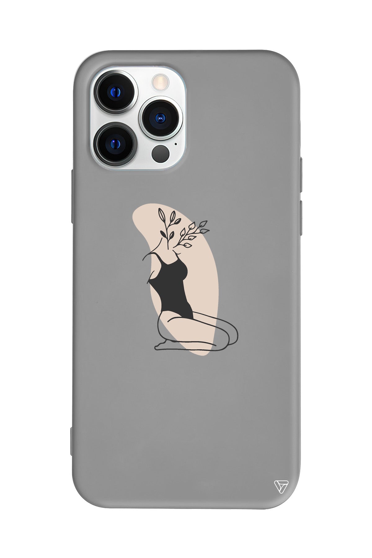 Flower Girl Sitting Lansman Model İçi Kadife Silikon Telefon Kılıfı