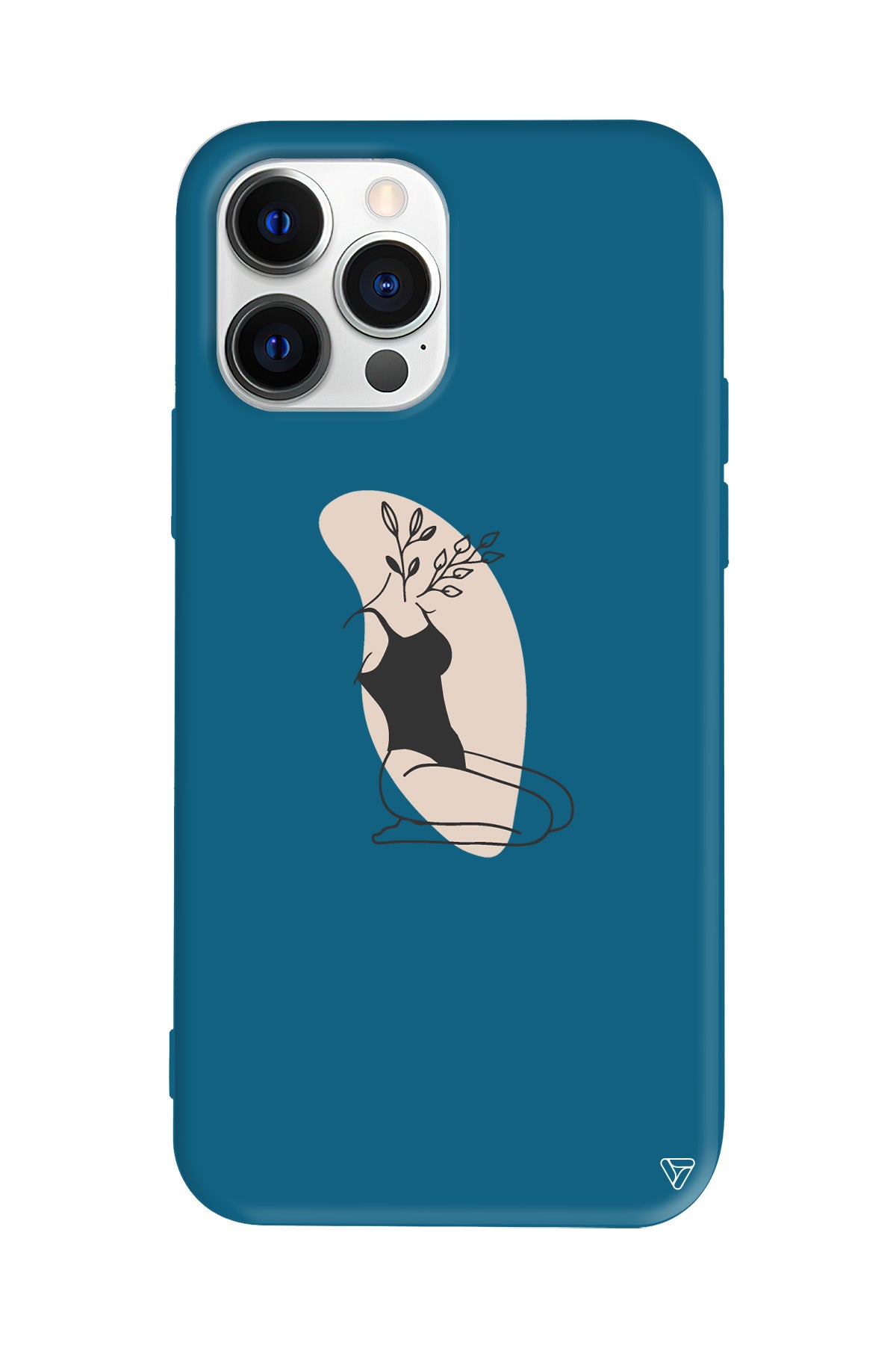 Flower Girl Sitting Lansman Model İçi Kadife Silikon Telefon Kılıfı