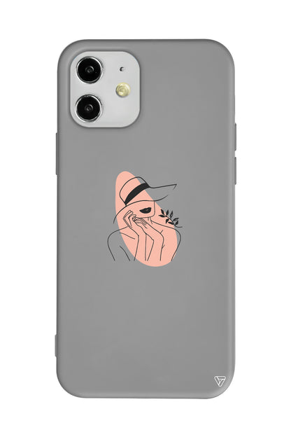 Smile Lansman Model İçi Kadife Silikon Telefon Kılıfı