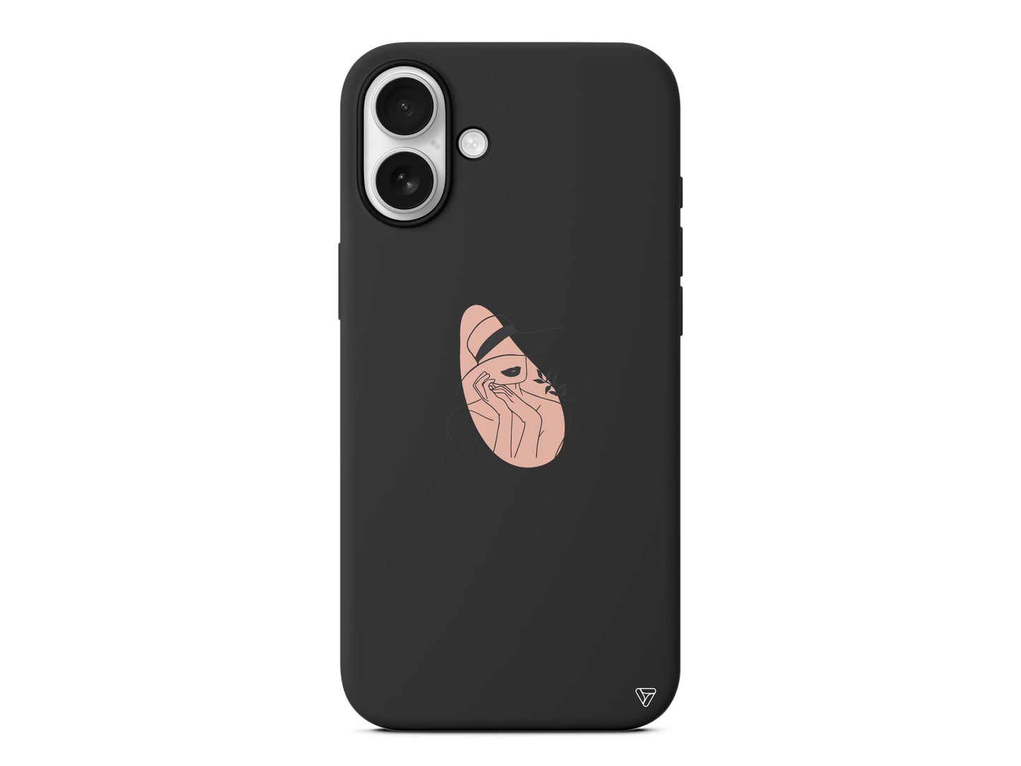 Smile Lansman Model İçi Kadife Silikon Telefon Kılıfı