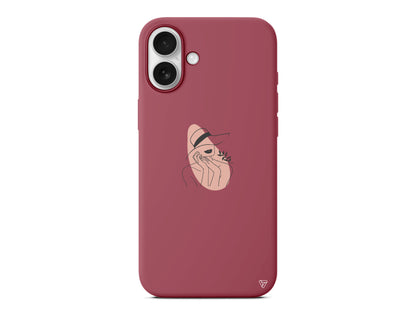 Smile Lansman Model İçi Kadife Silikon Telefon Kılıfı