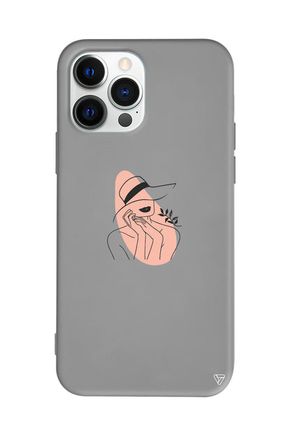 Smile Lansman Model İçi Kadife Silikon Telefon Kılıfı