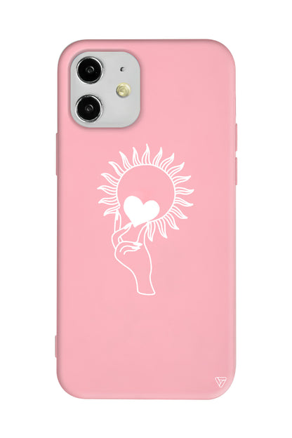 Keep Heart Lansman Model İçi Kadife Silikon Telefon Kılıfı