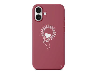 Keep Heart Lansman Model İçi Kadife Silikon Telefon Kılıfı – Plus Serisine Özel