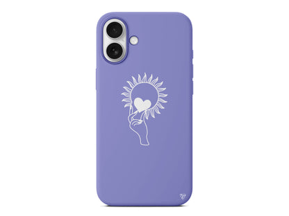 Keep Heart Lansman Model İçi Kadife Silikon Telefon Kılıfı