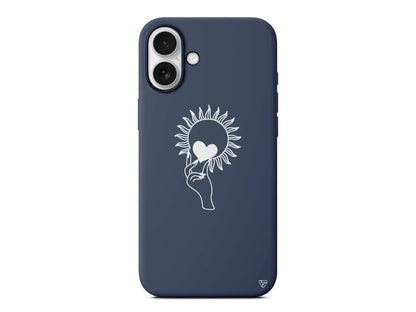 Keep Heart Lansman Model İçi Kadife Silikon Telefon Kılıfı