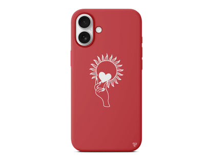 Keep Heart Lansman Model İçi Kadife Silikon Telefon Kılıfı – Plus Serisine Özel