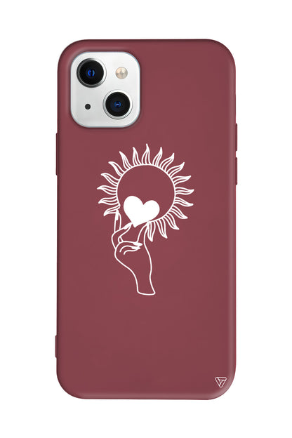 Keep Heart Lansman Model İçi Kadife Silikon Telefon Kılıfı