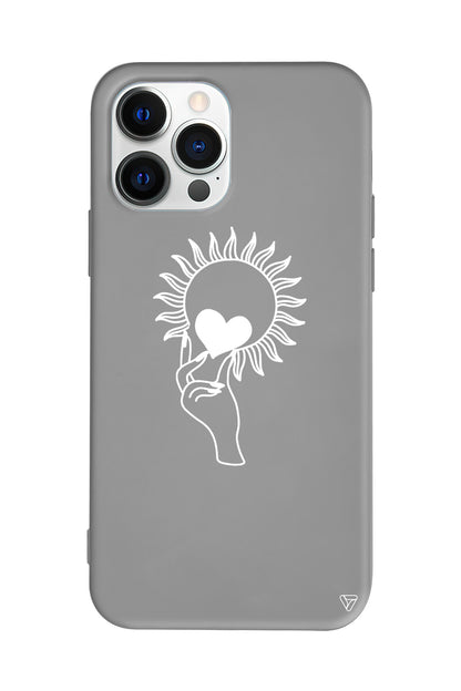 Keep Heart Lansman Model İçi Kadife Silikon Telefon Kılıfı