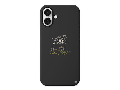 Hand Soul Lansman Model İçi Kadife Silikon Telefon Kılıfı