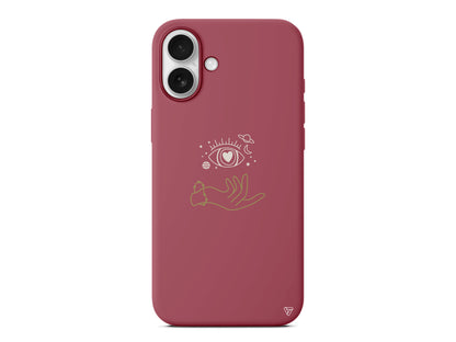 Hand Soul Lansman Model İçi Kadife Silikon Telefon Kılıfı