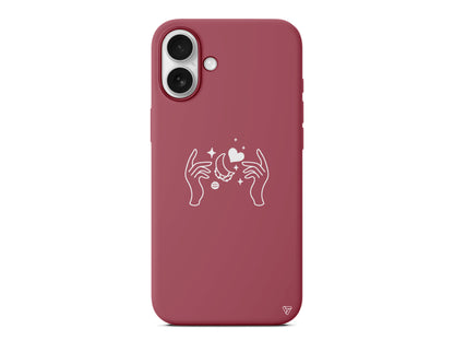 Hands Dream Lansman Model İçi Kadife Silikon Telefon Kılıfı