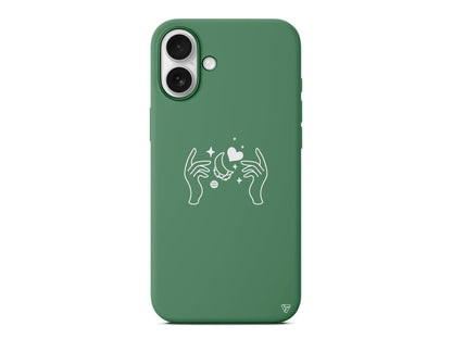 Hands Dream Lansman Model İçi Kadife Silikon Telefon Kılıfı