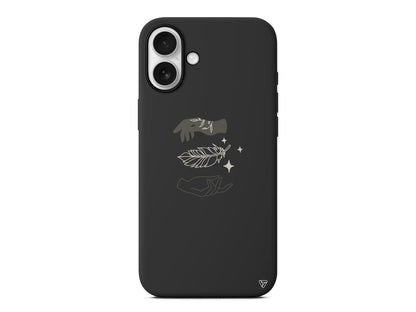 Hands Night Lansman Model İçi Kadife Silikon Telefon Kılıfı – Plus Serisine Özel