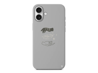 Hands Night Lansman Model İçi Kadife Silikon Telefon Kılıfı – Plus Serisine Özel