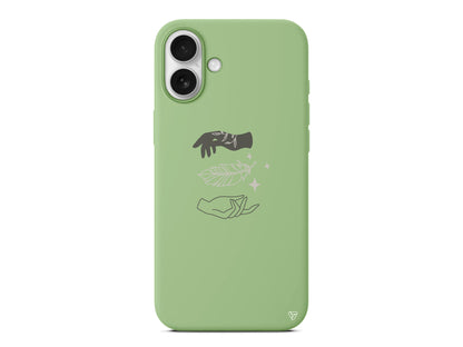 Hands Night Lansman Model İçi Kadife Silikon Telefon Kılıfı – Plus Serisine Özel