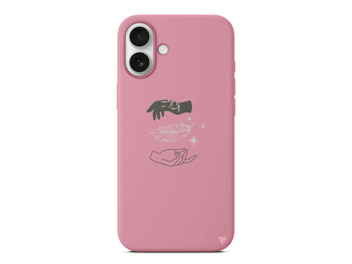 Hands Night Lansman Model İçi Kadife Silikon Telefon Kılıfı – Plus Serisine Özel