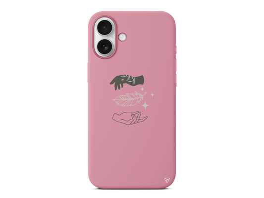 Hands Night Lansman Model İçi Kadife Silikon Telefon Kılıfı – Plus Serisine Özel