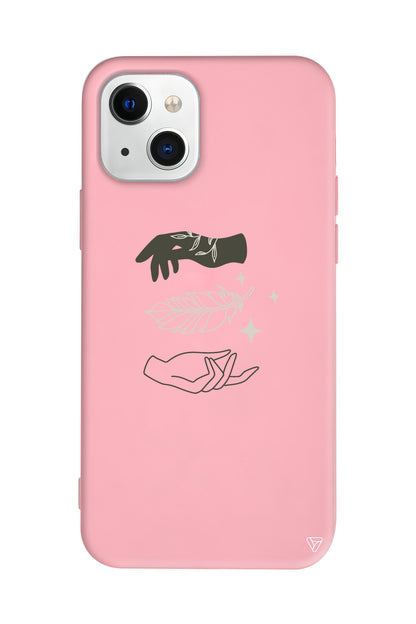 Hands Night Lansman Model İçi Kadife Silikon Telefon Kılıfı – Plus Serisine Özel