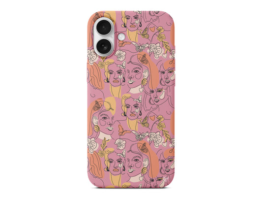 Seamless Face Lansman Model İçi Kadife Silikon Telefon Kılıfı – Plus Serisine Özel