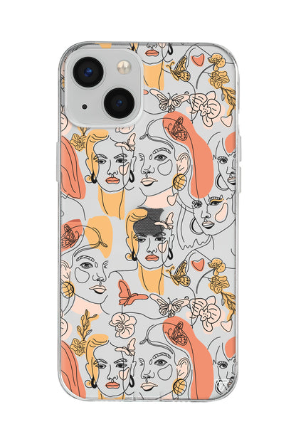 Seamless Face Lansman Model İçi Kadife Silikon Telefon Kılıfı – Plus Serisine Özel